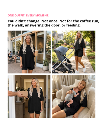 Made For Mama Cloud-Soft, Effortless Fit 2-Piece Set