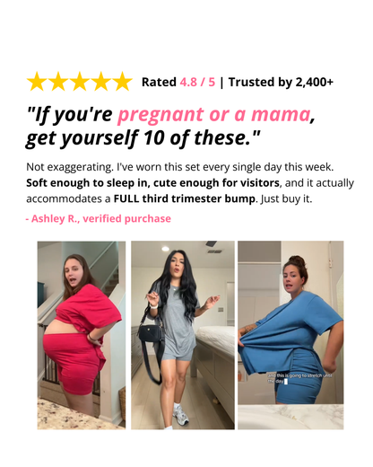 Made For Mama Cloud-Soft, Effortless Fit 2-Piece Set